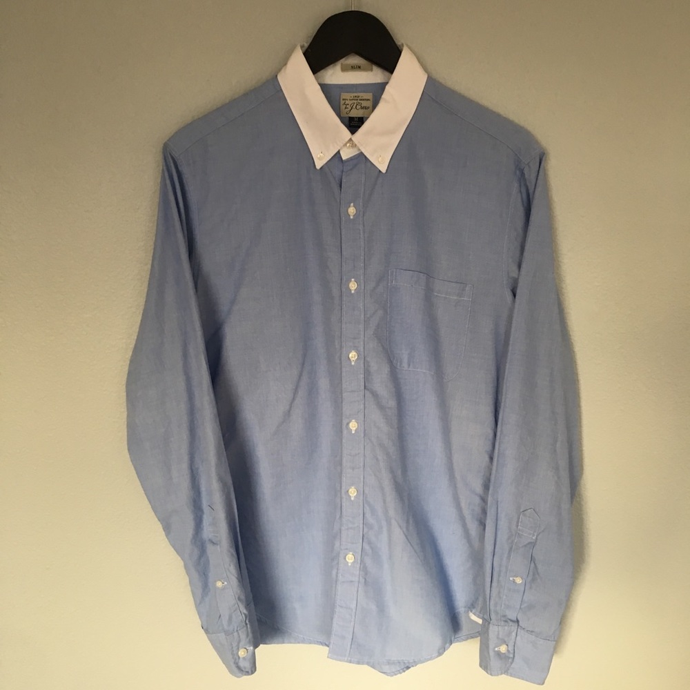 J. Crew Secret Wash Button Down - Size M (Slim)